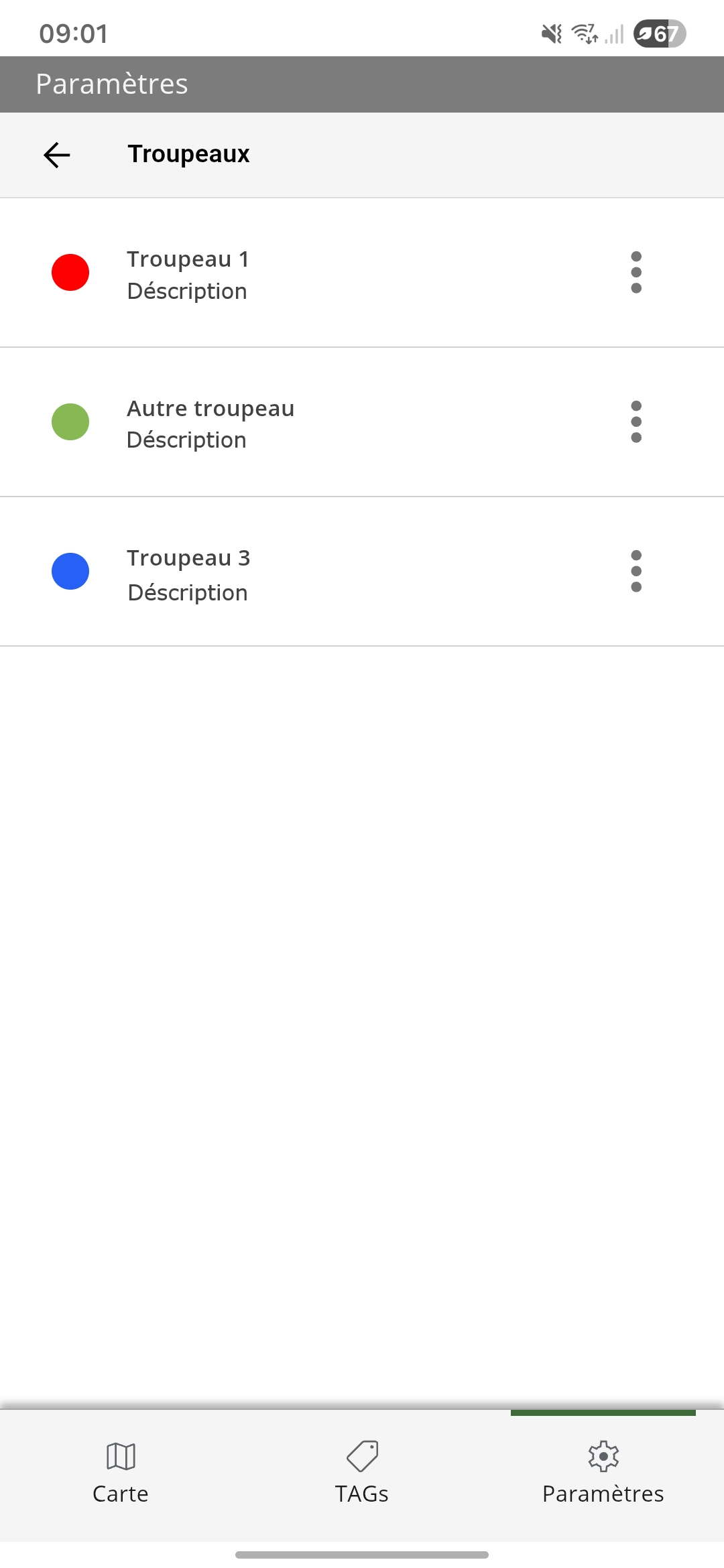 reglages_troupeau_management